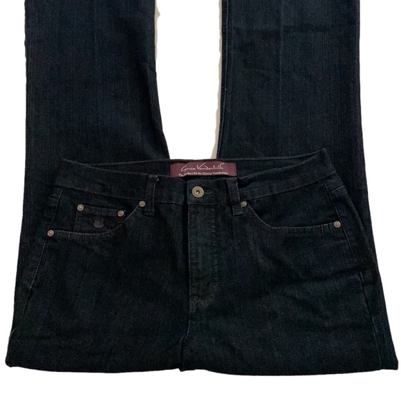 Gloria Vanderbilt The Perfect Fit Jeans, Size 10, Dark Wash Blue Denim - Picture 4 of 8